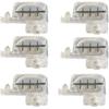 6pcs Print Head UV Ink Damper Square for Epson L1800 L800 L805 L850 R330 R290 T50 Printer Dumpers Filter