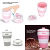 Stabiler 350ml Tragbarer Mini Silikon Faltbarer Kaffeebecher Für Outdoor-Abenteuer