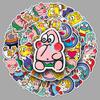 51-Piece Cute Cartoon SpongeBob, Patrick, and Mr. Krabs Waterproof Stickers Set for Journals