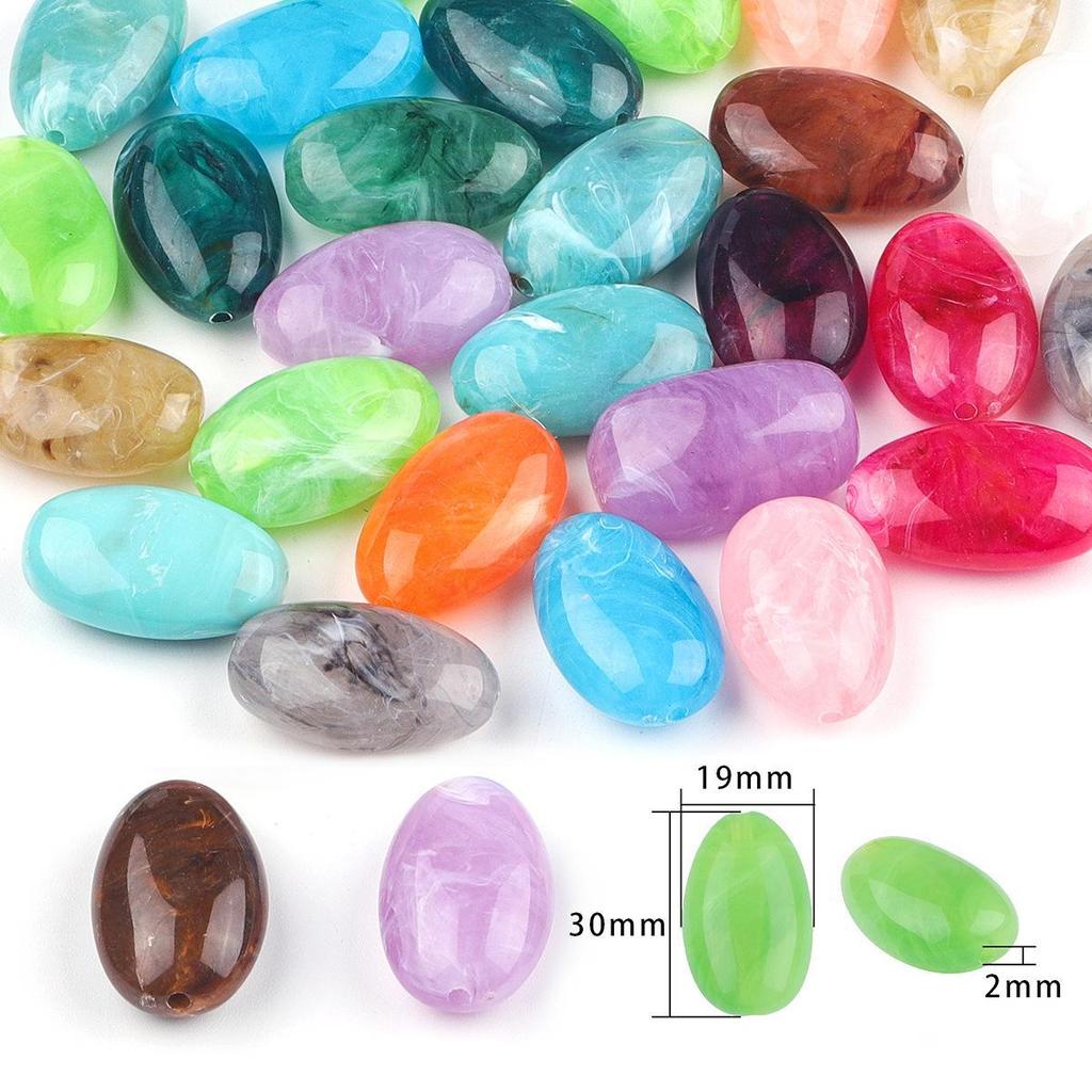 Acrylperlen in Sonderform: Jade-Imitat, Fass-, Quadrat-, Oblaten- und Diamant-Abstandsperlen für DIY-Schmuck