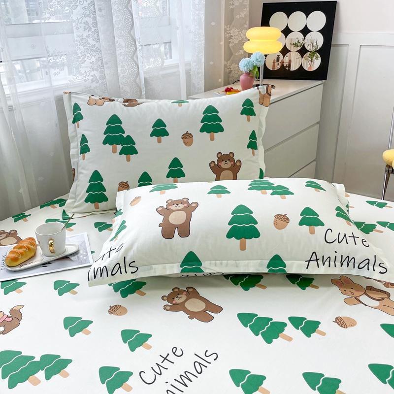 cotton Pillowcase Cotton Animals Dog Print Pillow shame