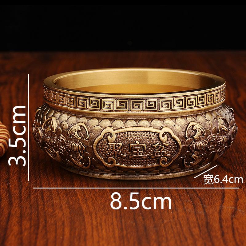 

Tangteng Copper Art Brass Pisces Cornucopia for Incense Burner Metal Crafts Pure Copper