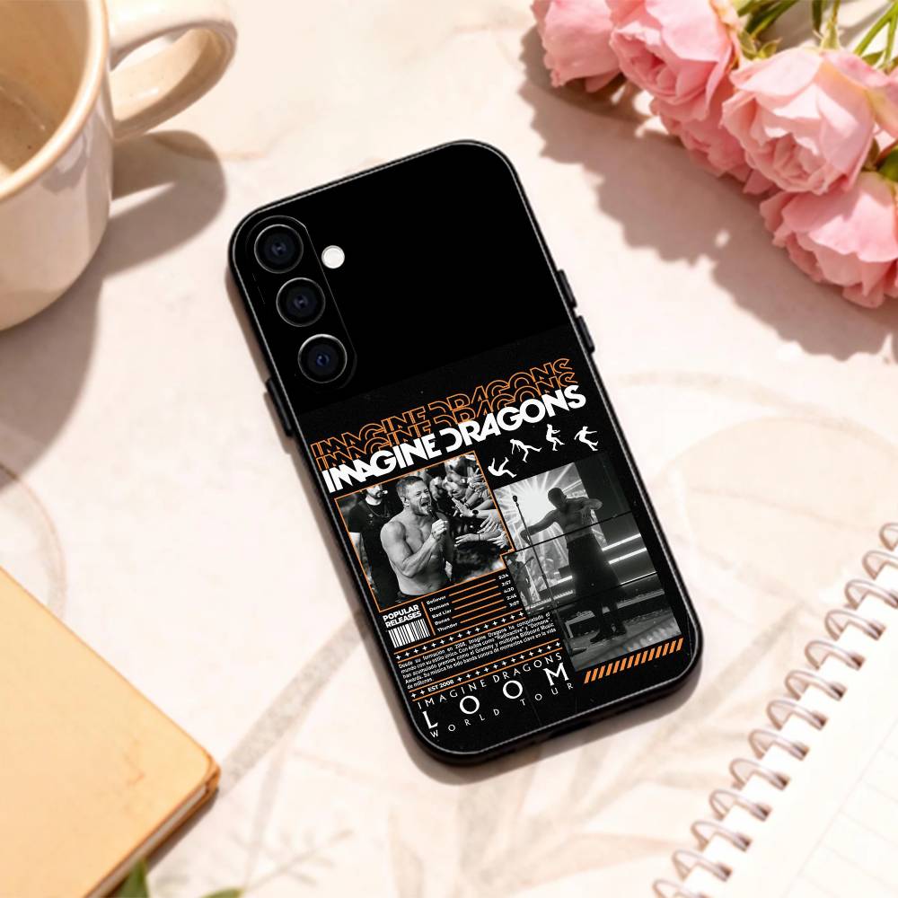 COOL BAND I-Imagine Dragons   phone Case For Samsung Galaxy A73,A72,A71,A70,A53,A52,A51,Others Soft Black Shell