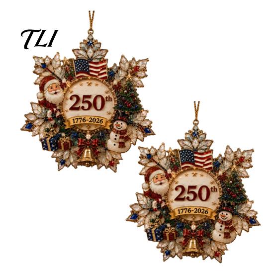 Indoor Outdoor Hanging Ornaments Snowflake Christmas Tree Ornament, Acrylic Holiday Decor Festive Decorations for Window Home Fireplace Display,