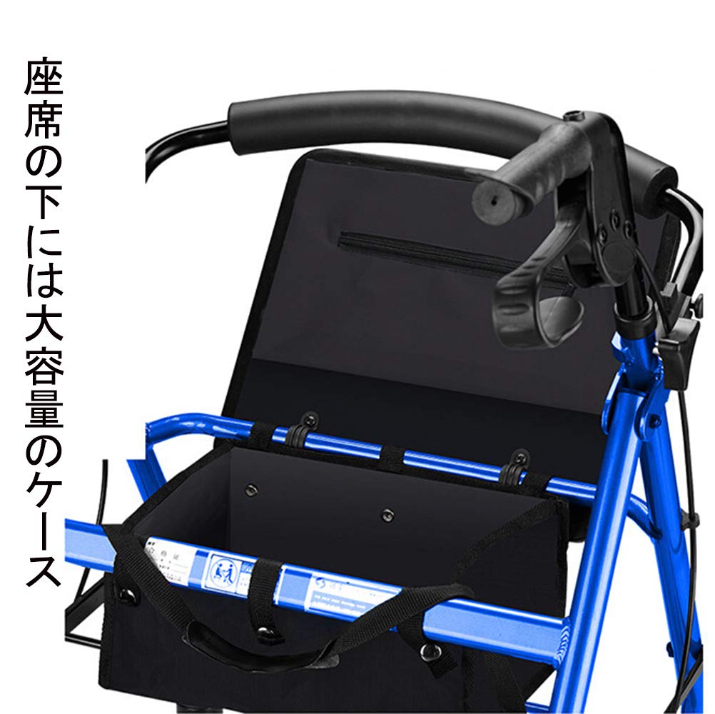 Silberner Geh- und Pflegesitz aus Aluminiumlegierung, Assistenzsitz, Einkaufswagen, Geschwindigkeitsbremse, einfach zu installieren, höhenverstellbar, Sitzen möglich, Tagesgeschenk, Respekt für