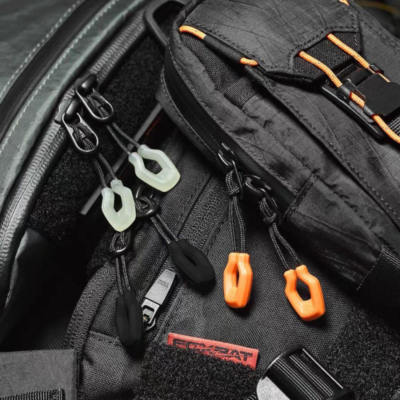 6PCS Universal Backpack Zipper Lanyard Multi-Purpose Anti Loss Luminous Purse Handbag Zipper Pulls Cord Replacement for Outdoor Sports Accessories
