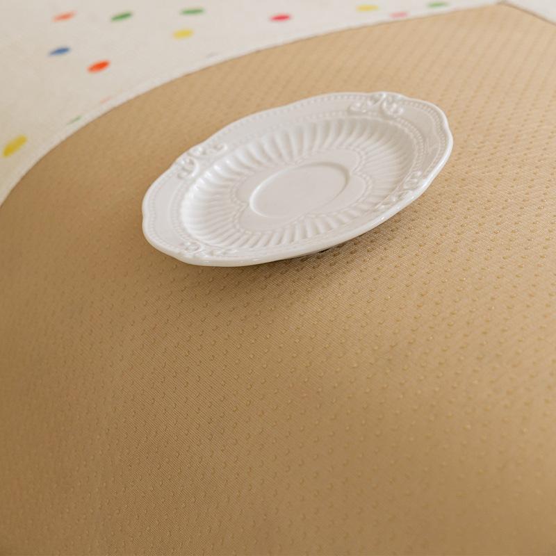 Dopamine Colored Dot Sofa Cushion Chenille Anti Slip And Cat Scratch Sofa Cover With Skirt Edge Comfort Adjustable Dust Cover