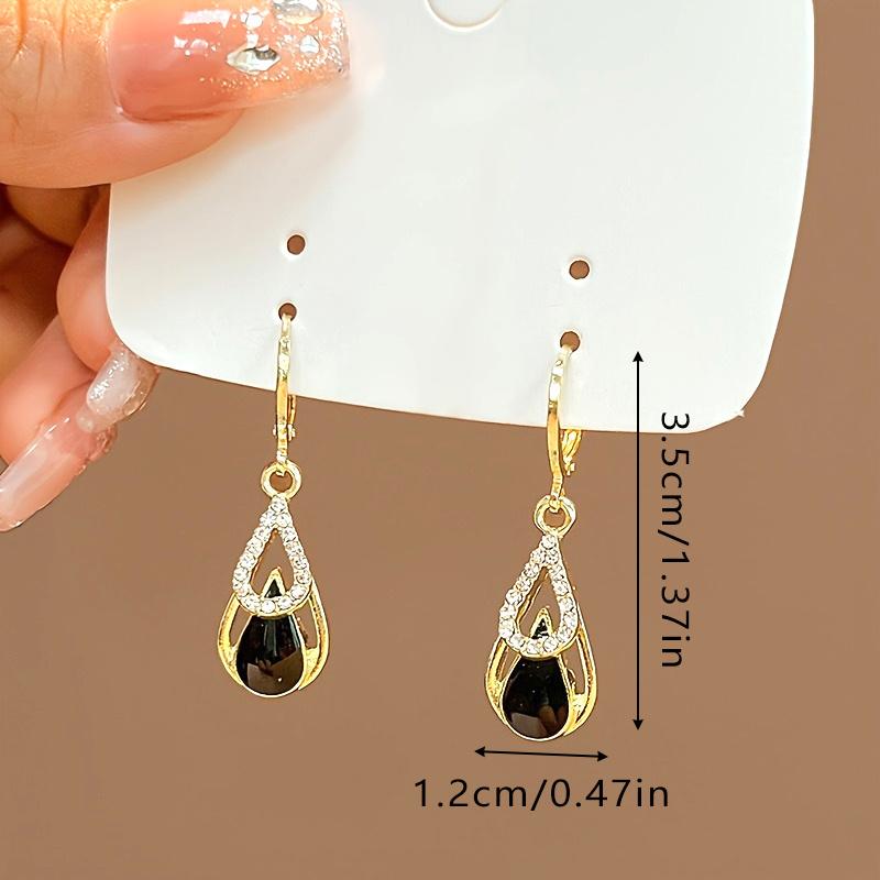 Fashionable Simple Hollow Water Droplet Earrings Party Commemorative Gifts Jewelry For Friends Exquisite Christmas And Birthday Gifts