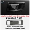 Stainless Steel Car Head Light Switch / Glove Box Handle / AC Air Outlet Cover Trim Accessories For Hyundai Creta