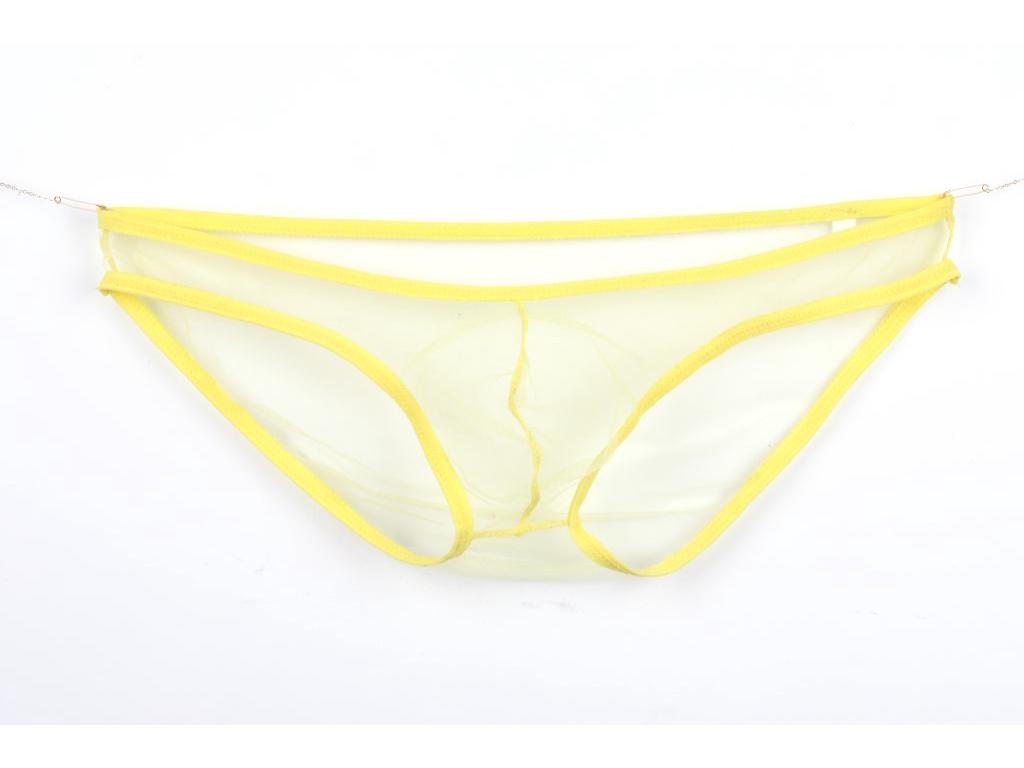 Slip bărbați din plasă cu talie joasă - Mărime mare C-034