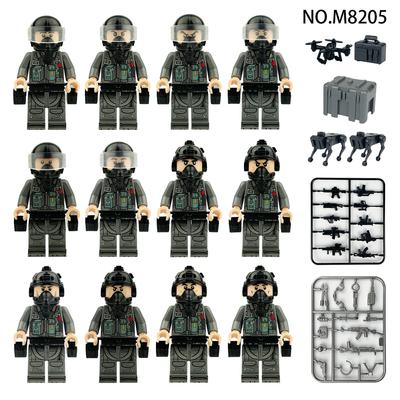 Militärserie Luftwaffe Marineinfanterie Soldat Minifiguren Bausteinspielzeug