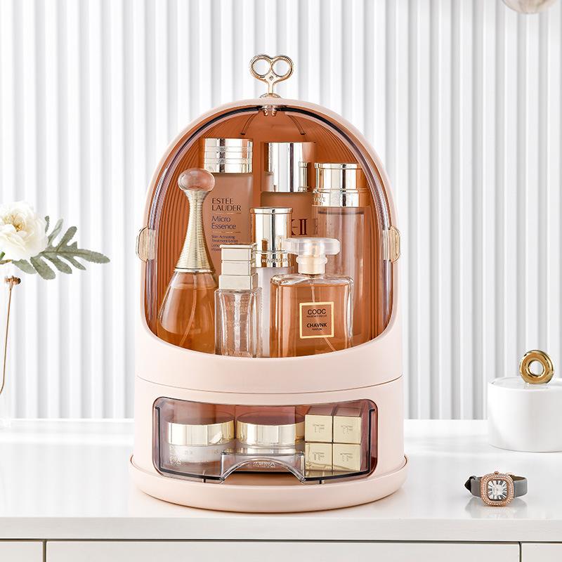 Luxury Cosmetics Storage Box Drawer Type Dust-proof Large Capacity Household Lipstick Skin Care Products Facial Mask Storage Rack