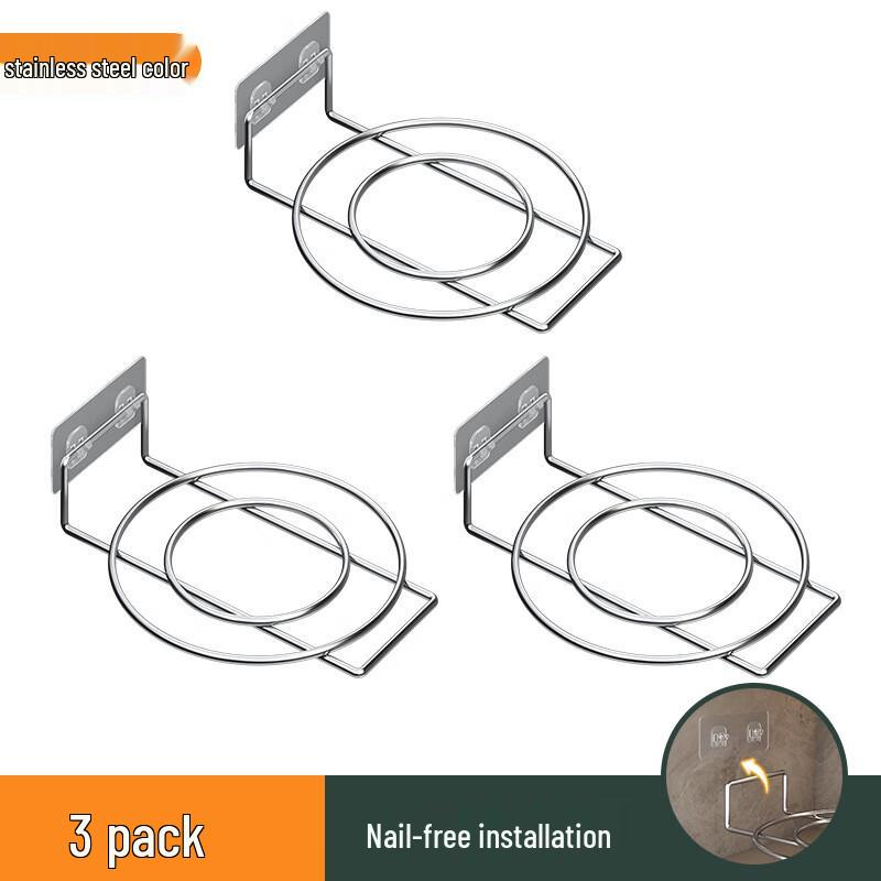 miflame Stainless Steel Bathroom Shelf (6-Pack)