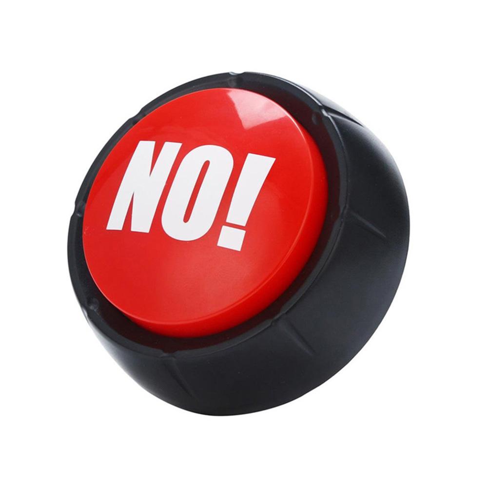 YES NO Gag Gift Voice Button Toy Funny Stress Reliever Interactive Toy Reaction Sound Silly Mood Booster Social/Party/Daily Icebreaking