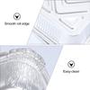 FRCOLOR Square Aluminum Foil Trays for BBQ Food Outdoor Kitchen Serving Trays 20-Pack Grills, Safe, Parties, Cooking, Grilling,
