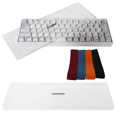 Keyboard Cover Happy Hacking Keyboard Professional Series with Exclusive Elastic Belt (Clear)