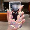 Casing For OPPO A74 5G CPH2197 Phone Case Luxury Dragon Cute Cool Boys Girls Pattern Soft silicone Back Cover Transparent Shell