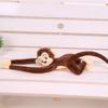 Kawaii Premium Plush Long Arm Ape Monkey Cartoon Animal Size 70cm Monkey Plush Toy Soft Hanging Stuffed Doll Kids Toy