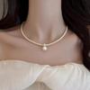 Collier de perles pour femmes: Collier élégant et chic à longueur de col, parfait pour les pulls — Cadeau d'anniversaire