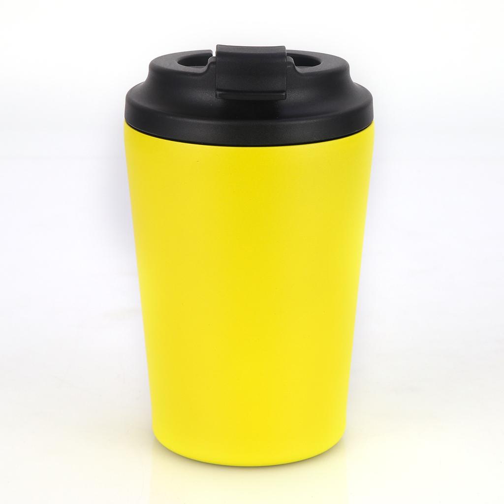 12Oz Milk Cup With Scale 304 Stainless Steel Double Layer Vacuum Thermos Cup Portable Mini Coffee Cup