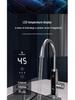 Stainless Steel Electric Faucet with Intelligent Temperature Control for Instant Hot and Cold Water