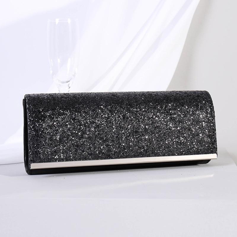 Sequin Women Evening Clutch Bag, Sparkly Mini Crossbody Shoulder Purse for Wedding Party Daily