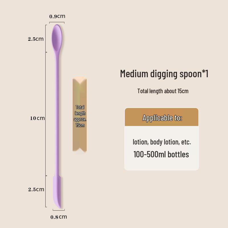 

Двусторонняя силиконовая лопатка и мини-скребок для крема