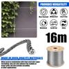 Wire Tensioner Kit 12/16M Stainless Steel Cable Wire Rope Wire Trellis for Climbing Plants Outdoor for Cables Wire, Trellis Wire