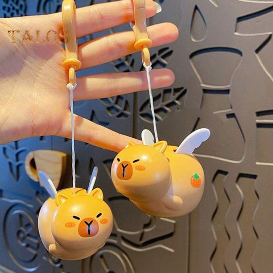 Schlüsselanhänger mit Tiermotiv und Flügeln, bunt, Anhänger, für Rucksack, Tasche, Gepäck