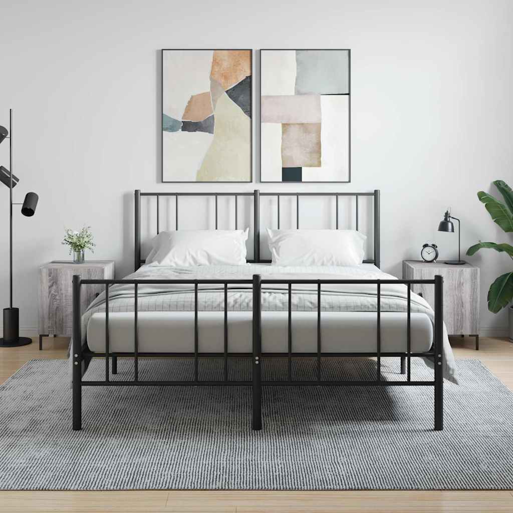 Nightstands 2 pcs Grey Sonoma 40 x 40 x 50 cm Particleboard