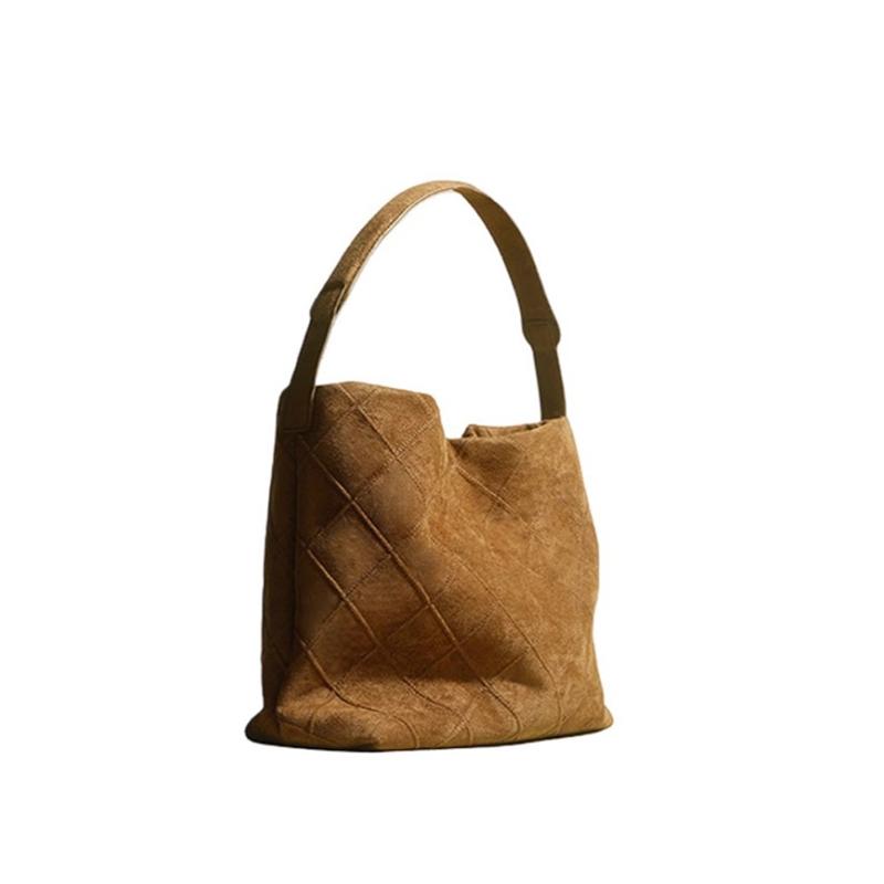 

Minimally Designed Checkered Tote Bag Women Wide Shoulder Strap Camel Colore Shoulder Bag Daily Commut Handbag With Small Wallet верблюд