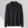 FAPAI Men's Cashmere Lambswool Blend Polo Neck Sweater