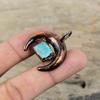 Amazonit Anhänger Elektrogeformter Kupfer Anhänger Neuestes Design Anhänger Elektrogeformter Schmuck Handgemacht zierlicher Edelstein Anhänger Jahrestag Geschenk