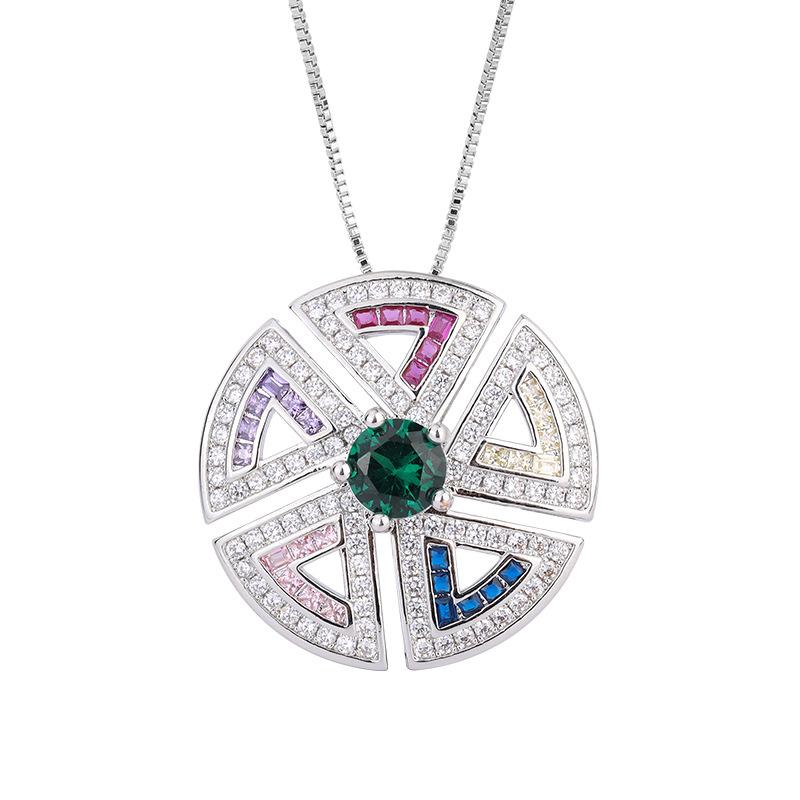 

Новый продукт, хит продаж, полное бриллиантовое ожерелье для женщин, оригинальный дизайн, персонализированная цепочка на ключицу, бриллиантовый кулон в стиле бохо