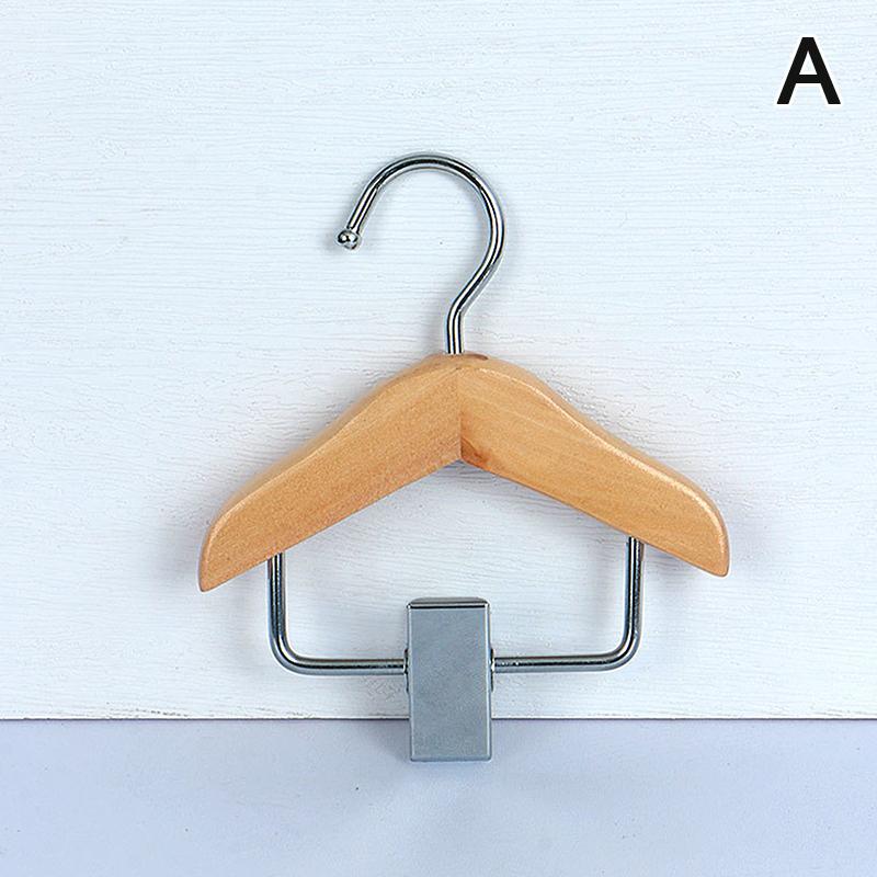 

Мини-вешалка для одежды, детская вешалка из высококачественного дерева с нескользящим зажимом, практичный крючок для одежды для домашних животных, вешалка для гардероба