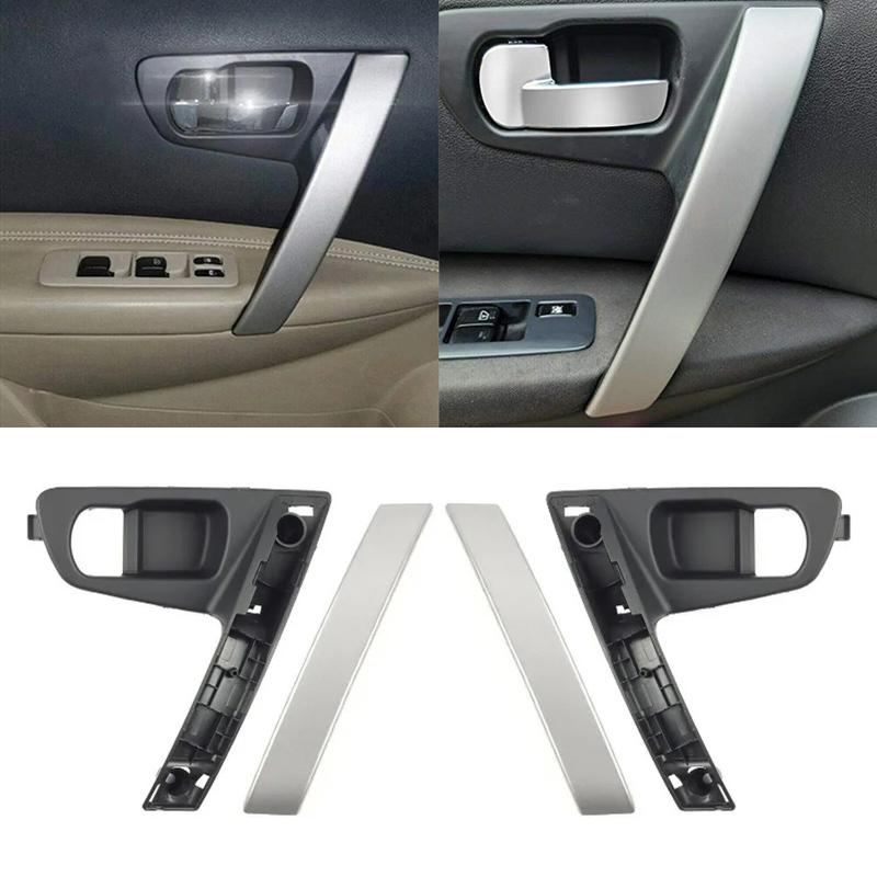 Interior Door Handles for Nissan Qashqai J10 2007 to 2015 Replacement OEM 80944JE50A Car Door Parts for Left and Right