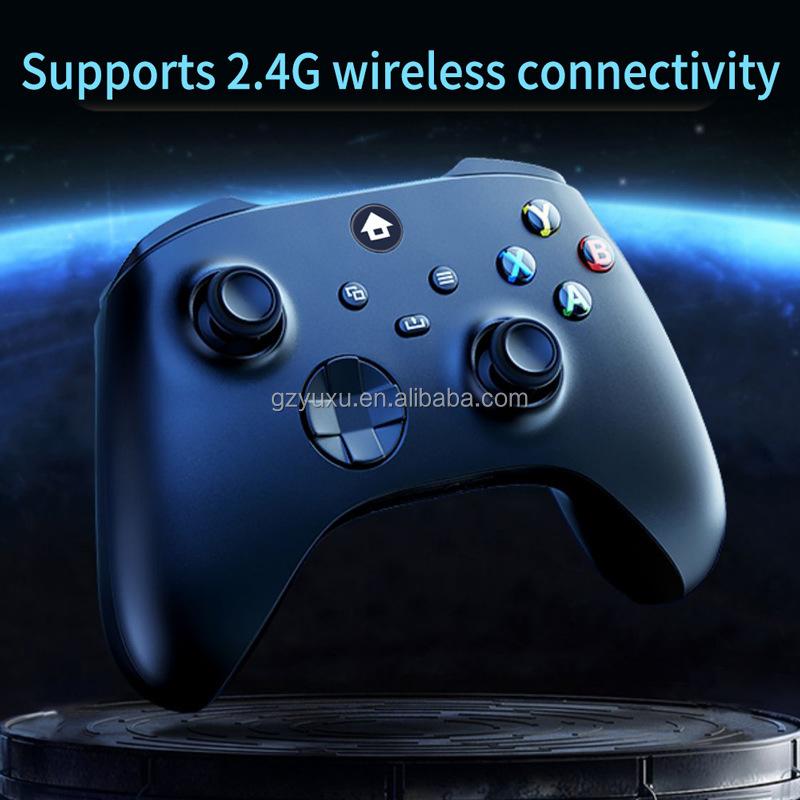 YUXU USB Wireless 2.4GHz Game Controller with Ergonomic Design and Dual Vibration for PC for One/S/X Android TV Box