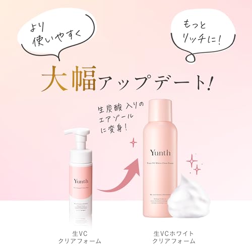 Yunth Yunth Raw VC White Clear Foam 120g (Facial Cleanser/Cosmetics/Skincare/Pore Cleansing/Beauty)