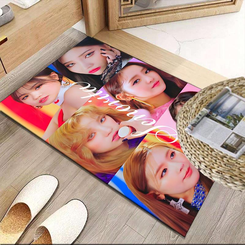 Kpop idle Colorful Dreams  Carpet, Kitchen Rugs, Yoga Mat, Non-Slip Mats, Rug for Bathroom, Living Room bedroom, Camping Rugs Christmas Gift