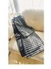 2025 Spring European Style Striped Wide-Leg Plus Size Women's Casual Floor-Length Pants