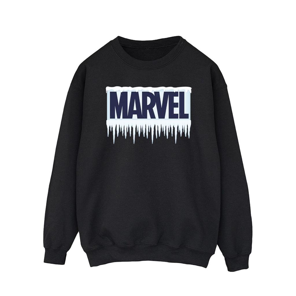 Marvel Mens Icicle Logo Sweatshirt