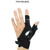 LED Flashlight Fishing Gloves - Luminous Finger Lamp for Night Fishing and Repairs