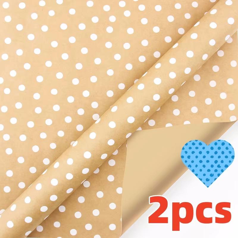 Christmas Gift Wrapping Paper with Snowflake Tree Pattern Paper Roll 16.9"x590" Eco-Friendly Paper Material for Holiday Presents