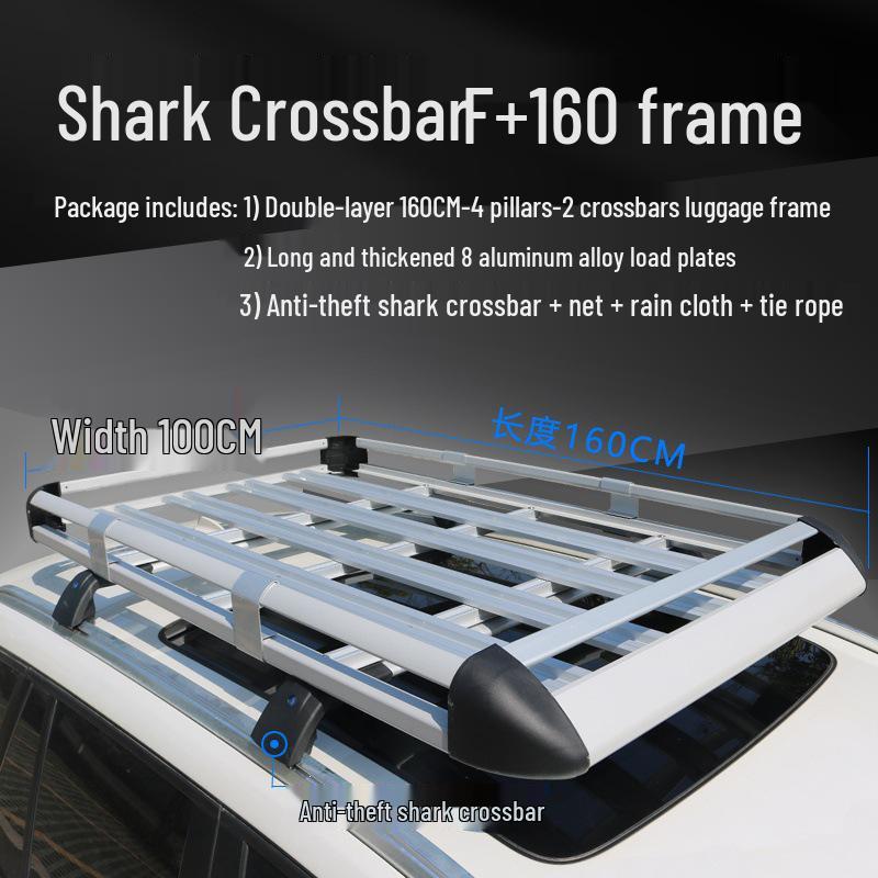BYD Tang Roof Rack: Aluminum Alloy SUV Luggage & Cargo Basket for Off-road Travel.
