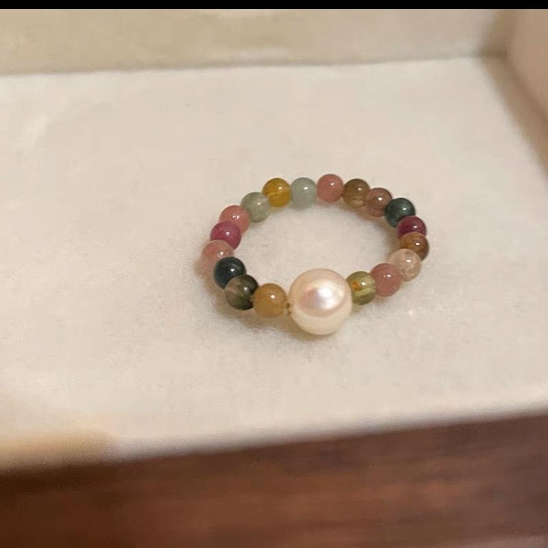 Ring - Summer Retro Uncommon Design - Index Fingers Ring - Colorful Beaded Finger Ring