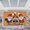 Christmas Santa Gnome Toilet Cover Set, Festive Bathroom Decor. Perfect Holiday Home Gift & Accessories.