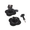 3/4Pcs Flexible Helmet Mount Set Curved Flat Adhesive Base For 13 12 11 10 9 Insta360 X4 X5 Ace Pro Sports Camera Accessory