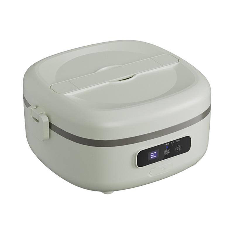Portable Electric Heated Lunch Box – No Water Needed, Ideal for Office Workers, Insulated and Convenient.