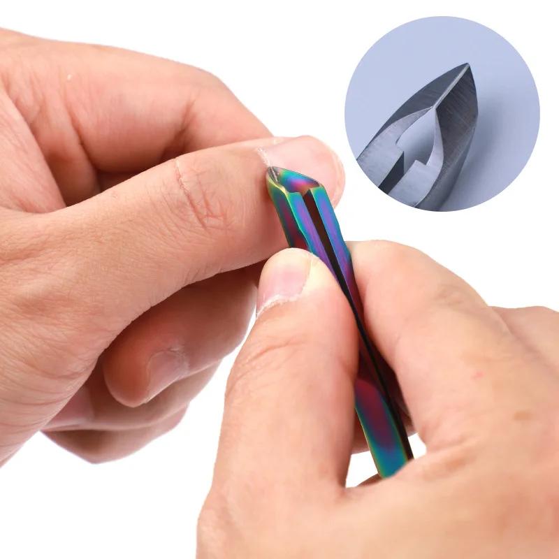 Small Nail Cuticle Scissors Tweezers Mini Nail Clipper Cutter Trimmer for Finger &Toe Dead Skin Remove Pedicure Tools