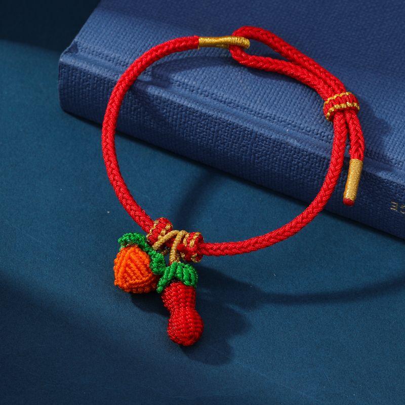 

Праздник драконьих лодок Волшебный цвет Цзунцзы Арахис Хурма Золотой шар Маленькие аксессуары DIY Ремешок для переноски Браслет Ручной работы Маленький Цзунцзы 15. Red rope + good Persimmon hand rope